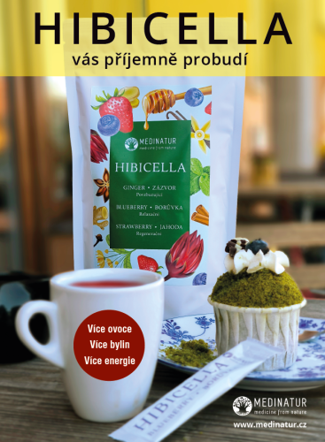 HIBICELLA NÁPOJ - borůvka,jahoda,zázvor