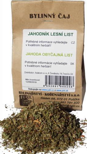 JAHODNÍK LESNÍ LIST