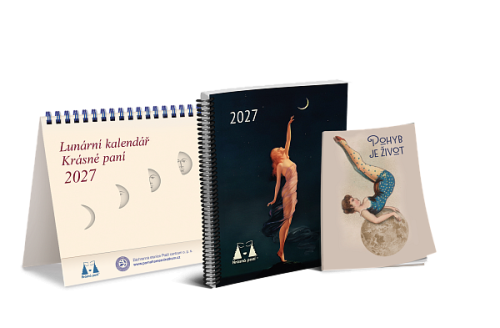 Lunární kalendář Krásné paní s publikací 2027